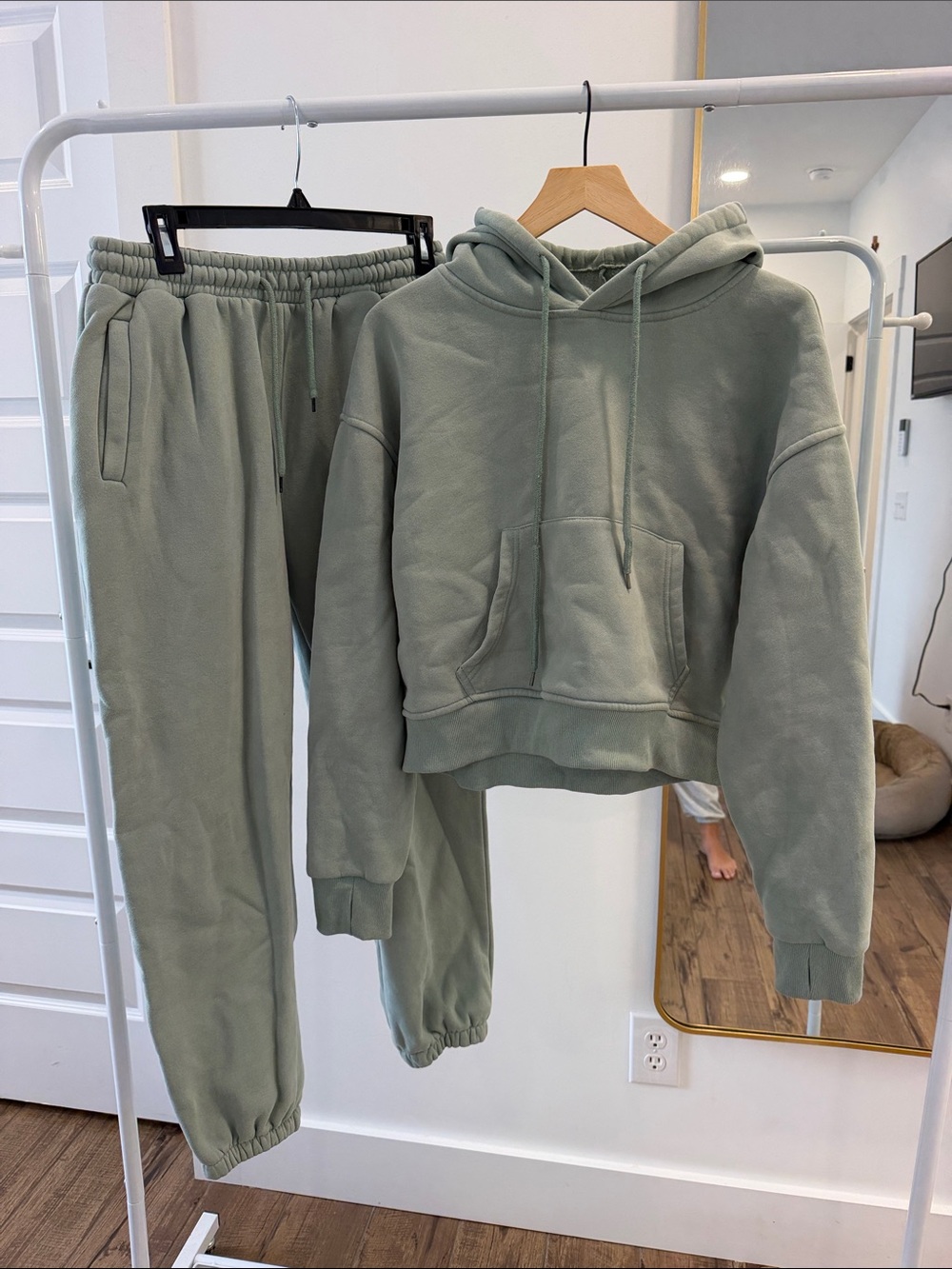 Amazon Women’s Sage Green Hoodie & Jogger Set
